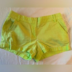 J. Crew 4” classic chino shorts. Size 4.